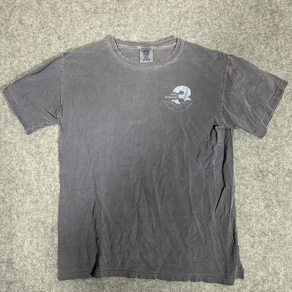Comfort Colors Comet Awakening Graphic T-Shirt Medium Gray Garment Dye Cotton